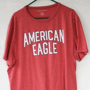 American Eagle Tee Shirt - XXL - Light Burgundy